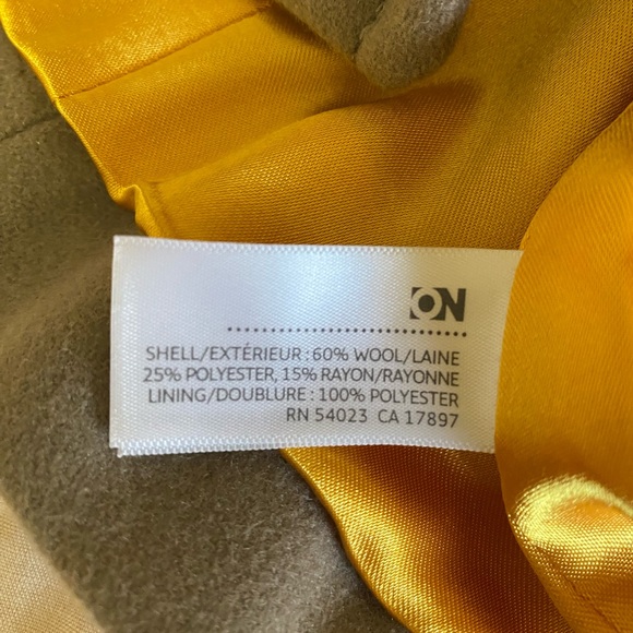 Wool-blend cape pea coat - Picture 2 of 3